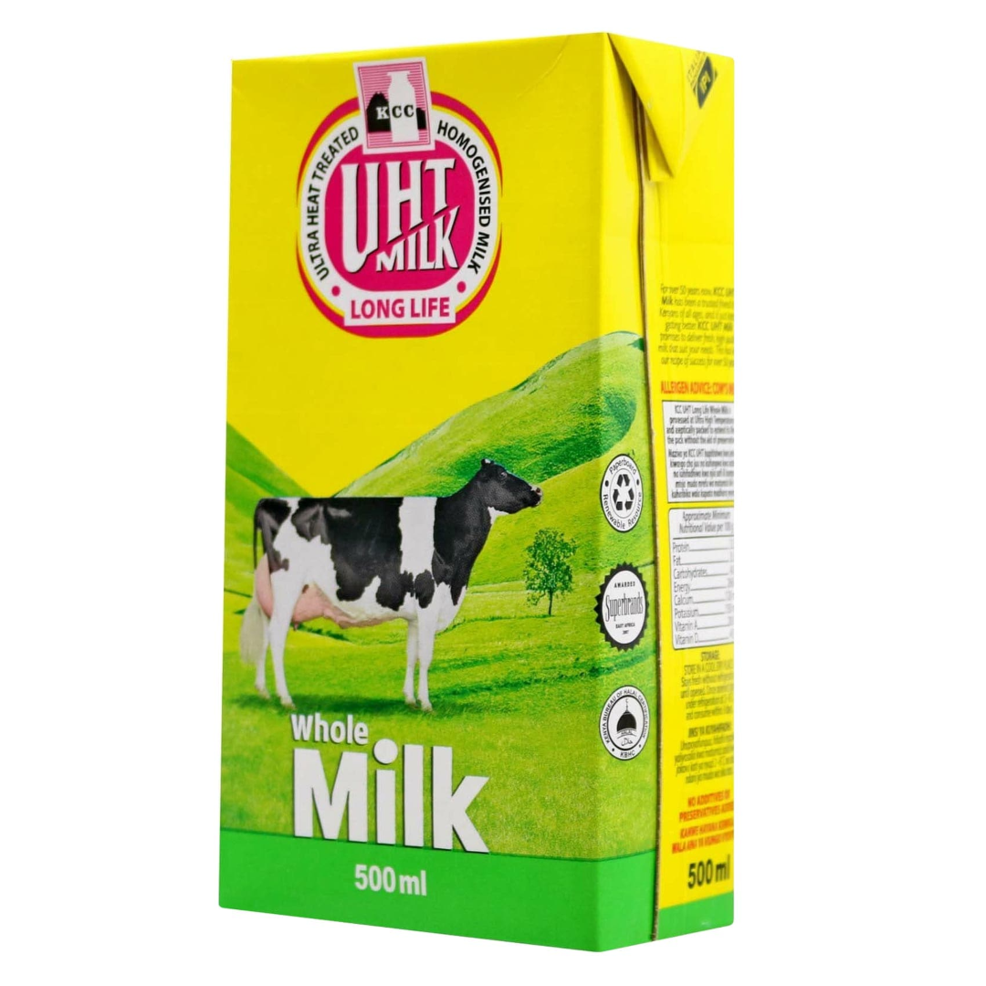 KCC LONG LIFE WHOLE MILK 500ML(UHT)